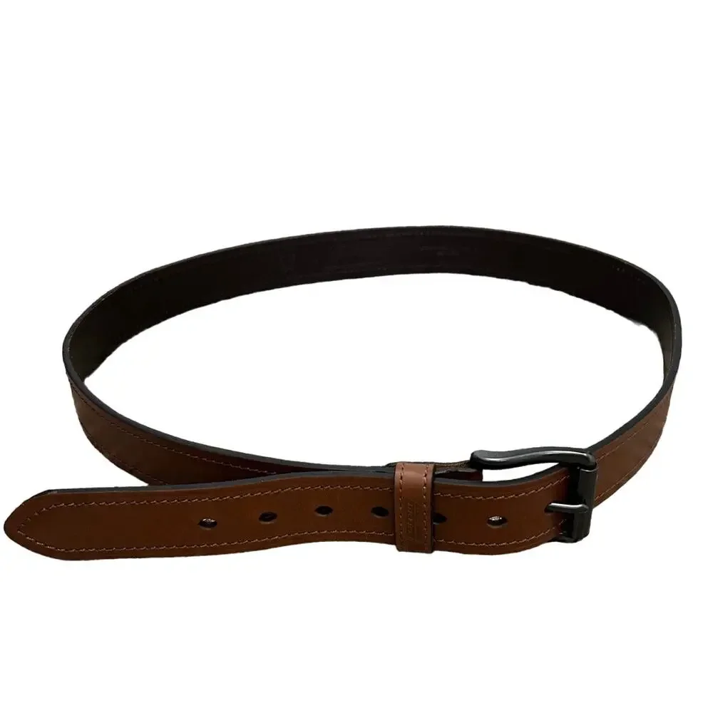 Dickies Adjustable Leather Belt Men's Sz 44 Brown Classic Timeless Preppy Sporty